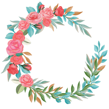 Rose flower bouquet watercolor png