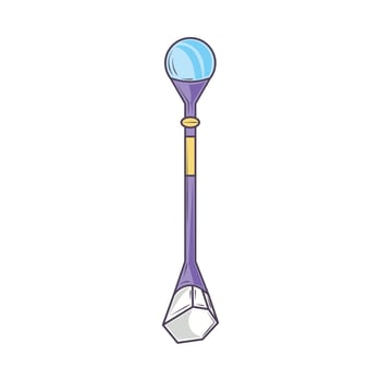 magical mystic wand vector