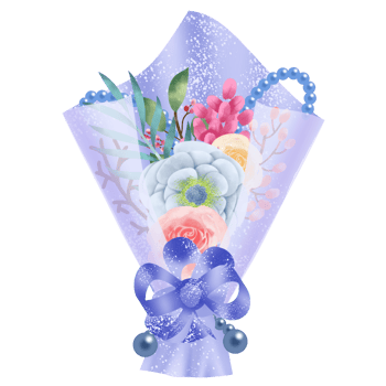 Flower Bouquet Watercolor Illustration png