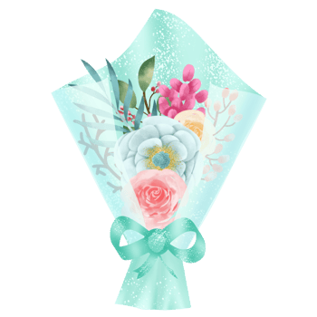 Flower Bouquet Watercolor Illustration png