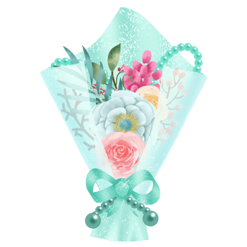 Flower Bouquet Watercolor Illustration png
