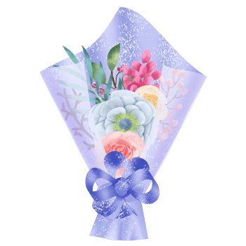Flower Bouquet Watercolor Illustration png