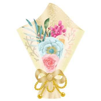Flower Bouquet Watercolor Illustration png
