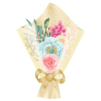Flower Bouquet Watercolor Illustration png