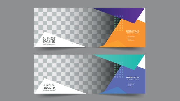 Corporate Banner Layout vector