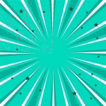 Comic burst background with star vector