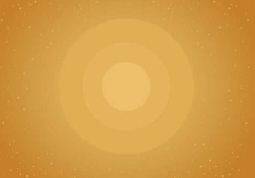 Abstract brown or yellow background with glowing circle in the middle vector