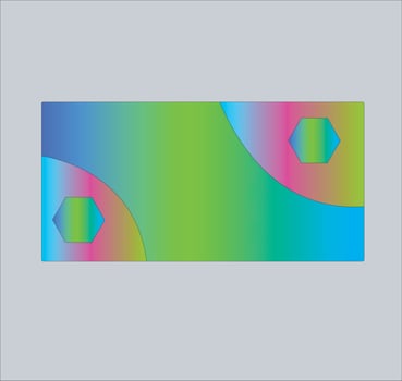 Organic Card Design vector