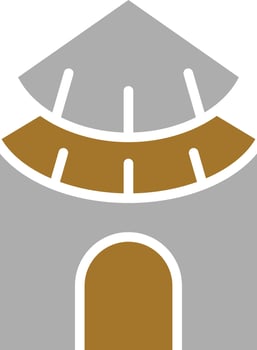 Hut Icon Style vector