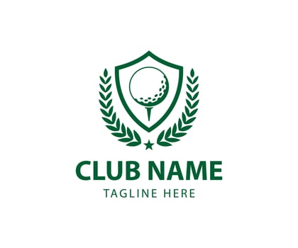 Modern Golf Logo Vector Template
