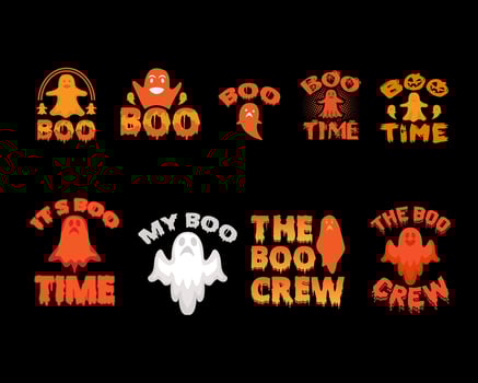 Halloween typography t-shirt design vector