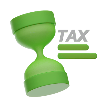 3D Tax deadlines illustration png
