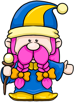 cute cartoon gnome colorful character png