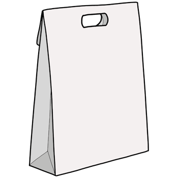 Paper Shopping Bag from Shop and department store png