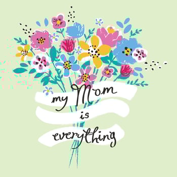mom is everything vector