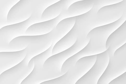 Abstract 3D waves ripples pattern on white background. Gray curve wave lines texture with light and shadow. You can use for banners, web, brochure, cover, poster, print ad., etc. Vector illustration.