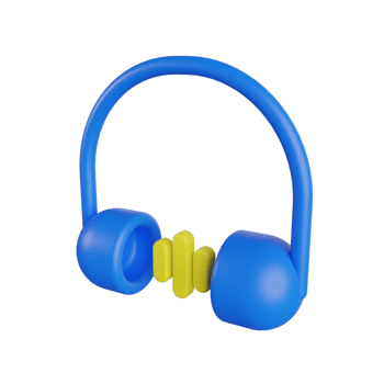 Headphone 3D Illustration png