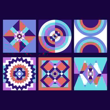 Abstract vector shapes collection.Simple geometrical forms.Useful for web design, poster art, decorative print, invitation letter, background..