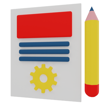 Time Management 3D Illustration png