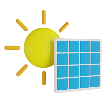 Solar Panel Energy 3D Illustration png