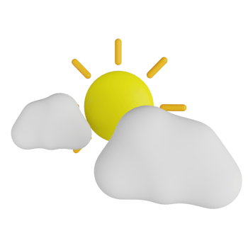 Cloudy Day 3D Illustration png