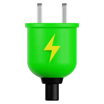 Power Plug 3D Illustration png