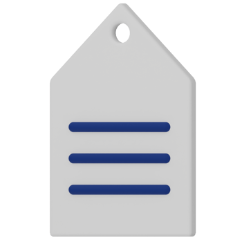 Label 3D Illustration png