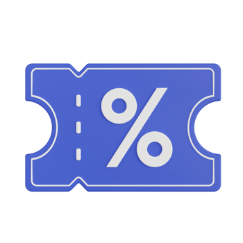 Coupon 3D Illustration png