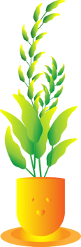 Flora houseplant natural leaf indoor decoration graphic design illustration png