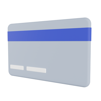 Credit Card 3D Illustration png