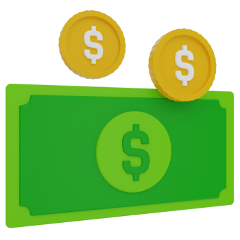 Cash 3D Illustration png