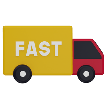 Fast Delivery 3D Illustration png