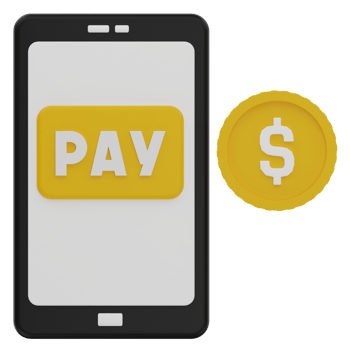 Online Payment 3D Illustration png