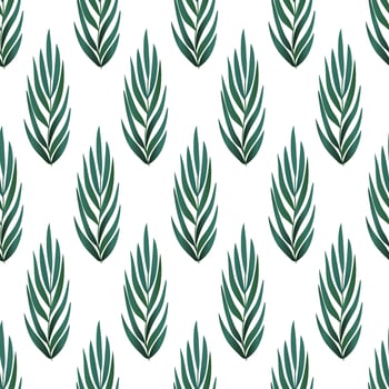 Beautiful leaves pattern decoration background. Pattern Botanical motif decoration ornament, green nature leaf, blade, palm leaf, foliage, leaflet, needle vector design. ornament for wallpaper, wrap.