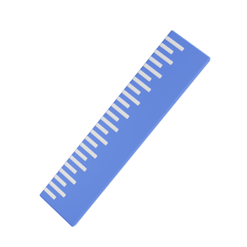 Ruler 3D Illustration png