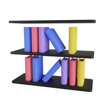 Library 3D Illustration png