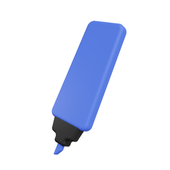 Highlighter 3D Illustration png