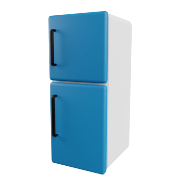 Fridge 3D Illustration png