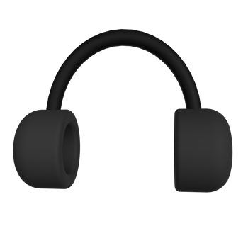 Headphone 3D Illustration png