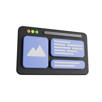 Website 3D Illustration png