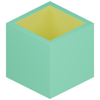 Cube 3D Illustration png