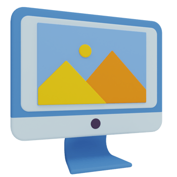 Online Designing 3D Illustration png