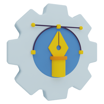 Design Setting 3D Illustration png