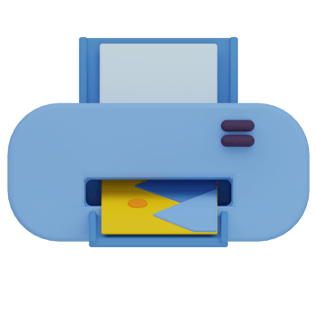 Printer 3D Illustration png