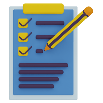 Checklist 3D Illustration png