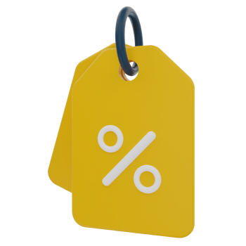 Price Tag 3D Illustration png