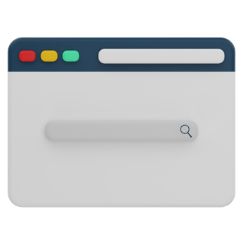Browser 3D Illustration png