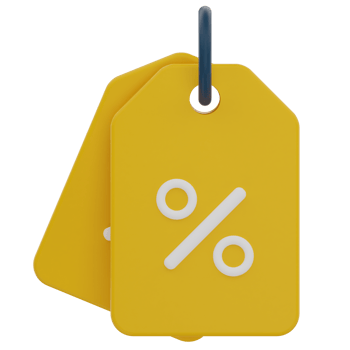 Price Tag 3D Illustration png