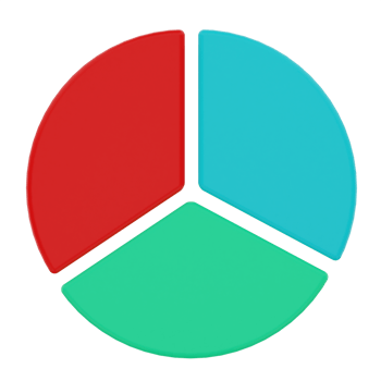 Pie Chart 3D Illustration png