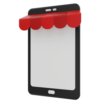 Online Store 3D Illustration png